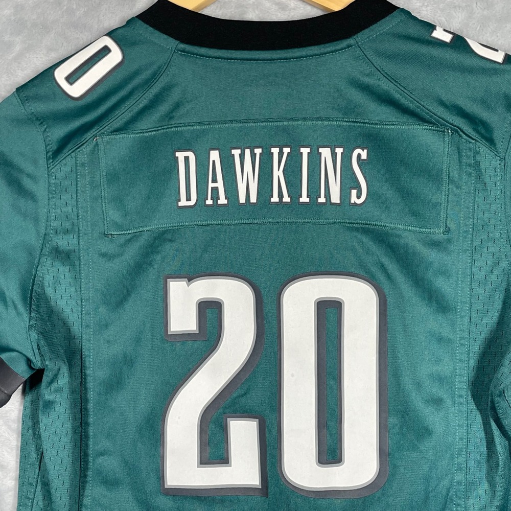 Nike Philadelphia Eagles Brian Dawkins 20 On Field Jersey Green Womens Small - Picture 5 of 9